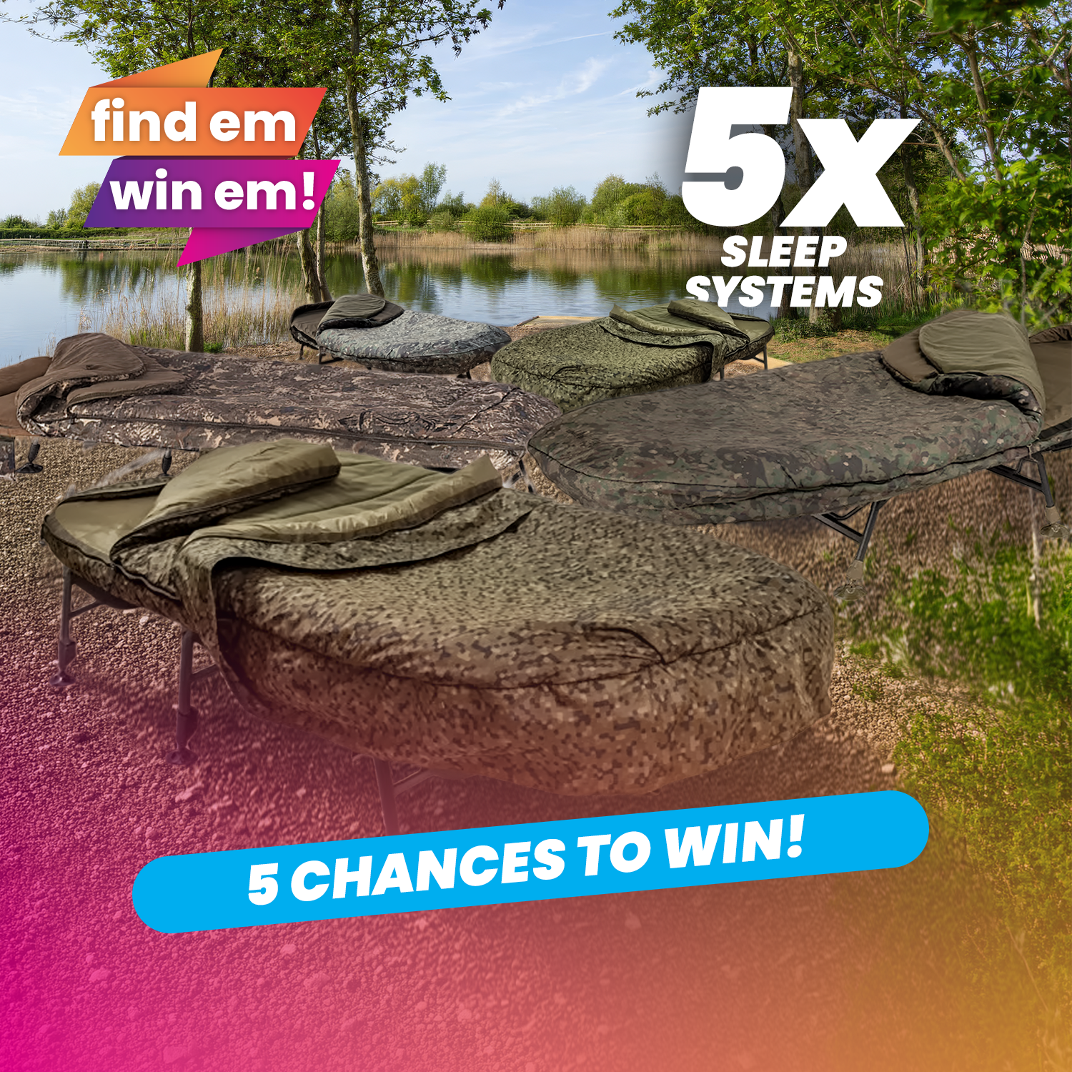 5 Chances To Win A Sleep System With End Draw