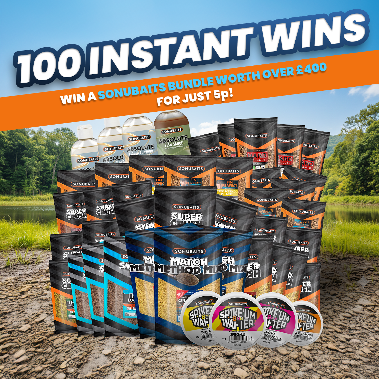 Sonubaits Mega Bundle Worth Over £400 + 100 Instant Wins